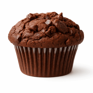 Muffin casero de chocolate