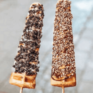 Gofre  toping chocolate
