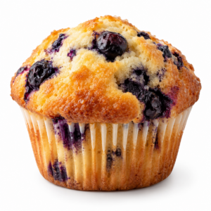 Hausegemachter Blaubeermuffin