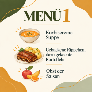 Menü 1